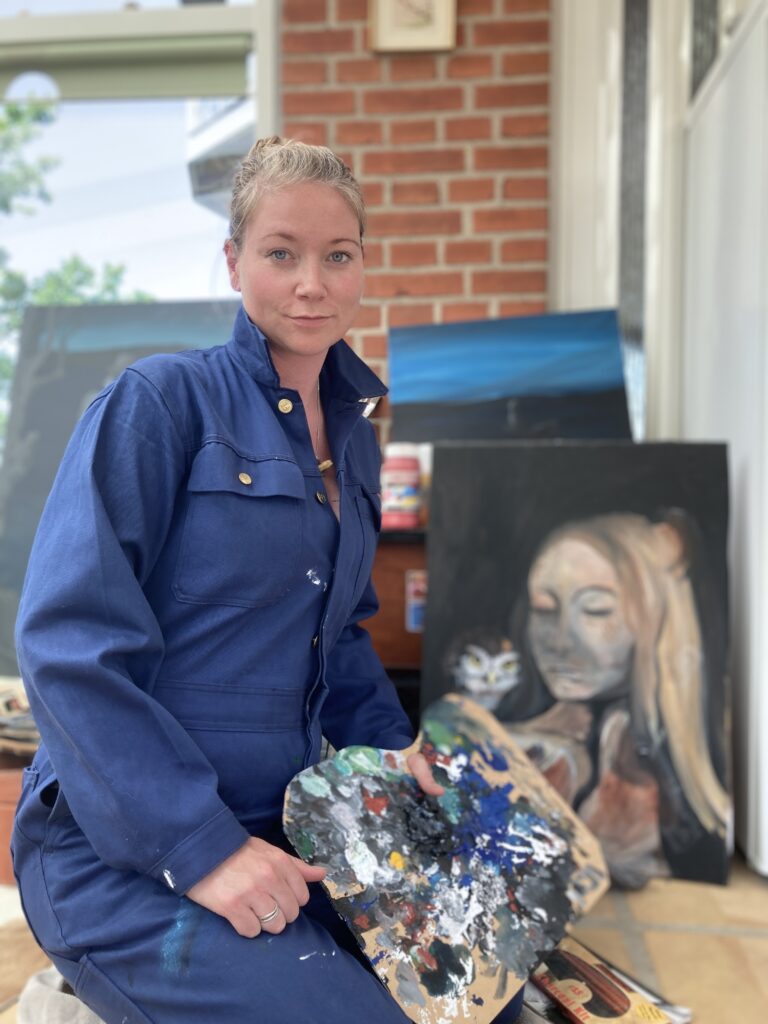 Lykke Forbech Elmose, maler, kunstmaler