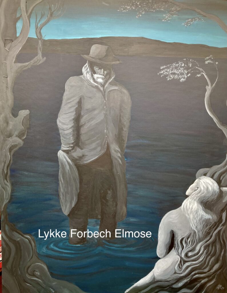 maleri, akryl, til salg, Randers